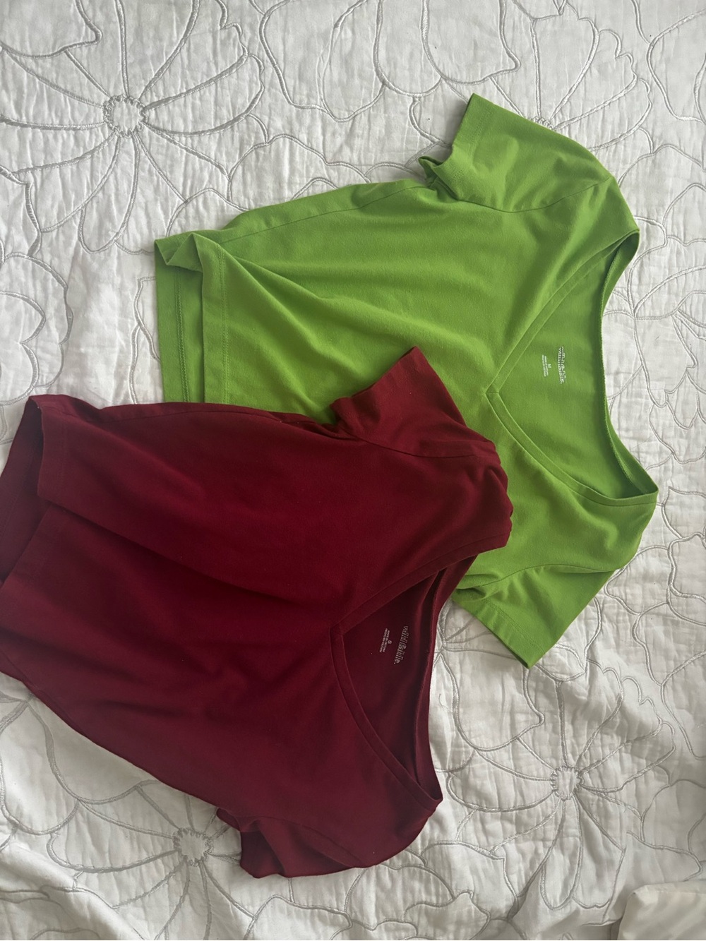 wild fable Burgundy V‑Neck cropped top bundle